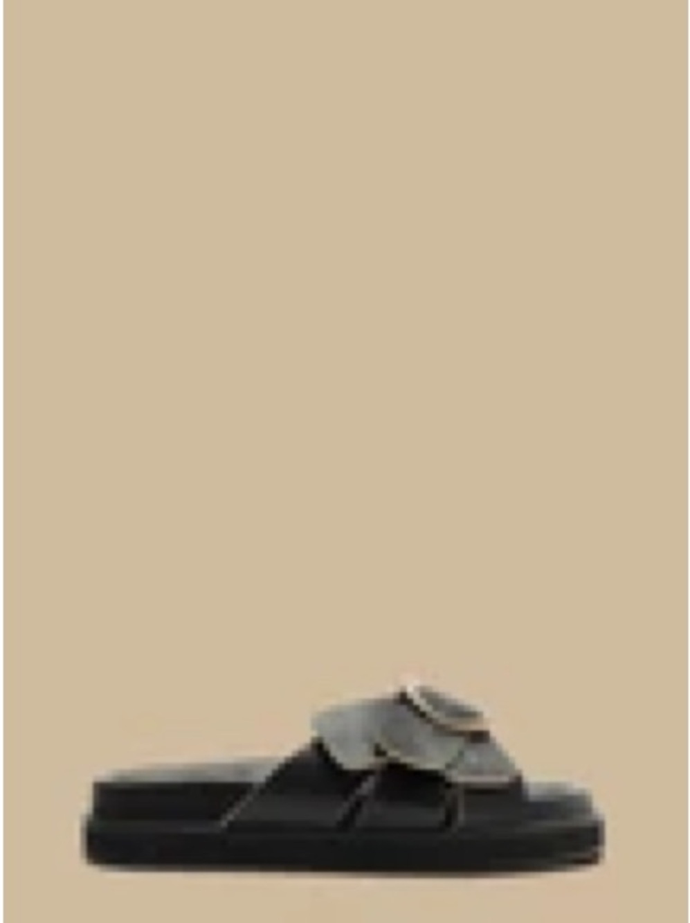 Farm Rio Black Daisy Slide Sandal